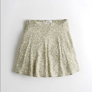 Hollister ultra high rise mini skater skirt